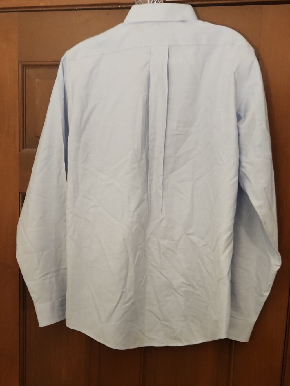 Brooks Brothers Men’s Light Blue Supima Cotton Non-Iron Oxford Shirt 18 - Picture 7 of 8
